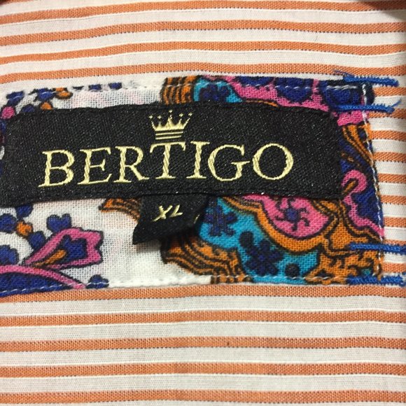 BERTIGO CLASSIC STRIPE SHIRTS SIZE XL - Picture 8 of 8